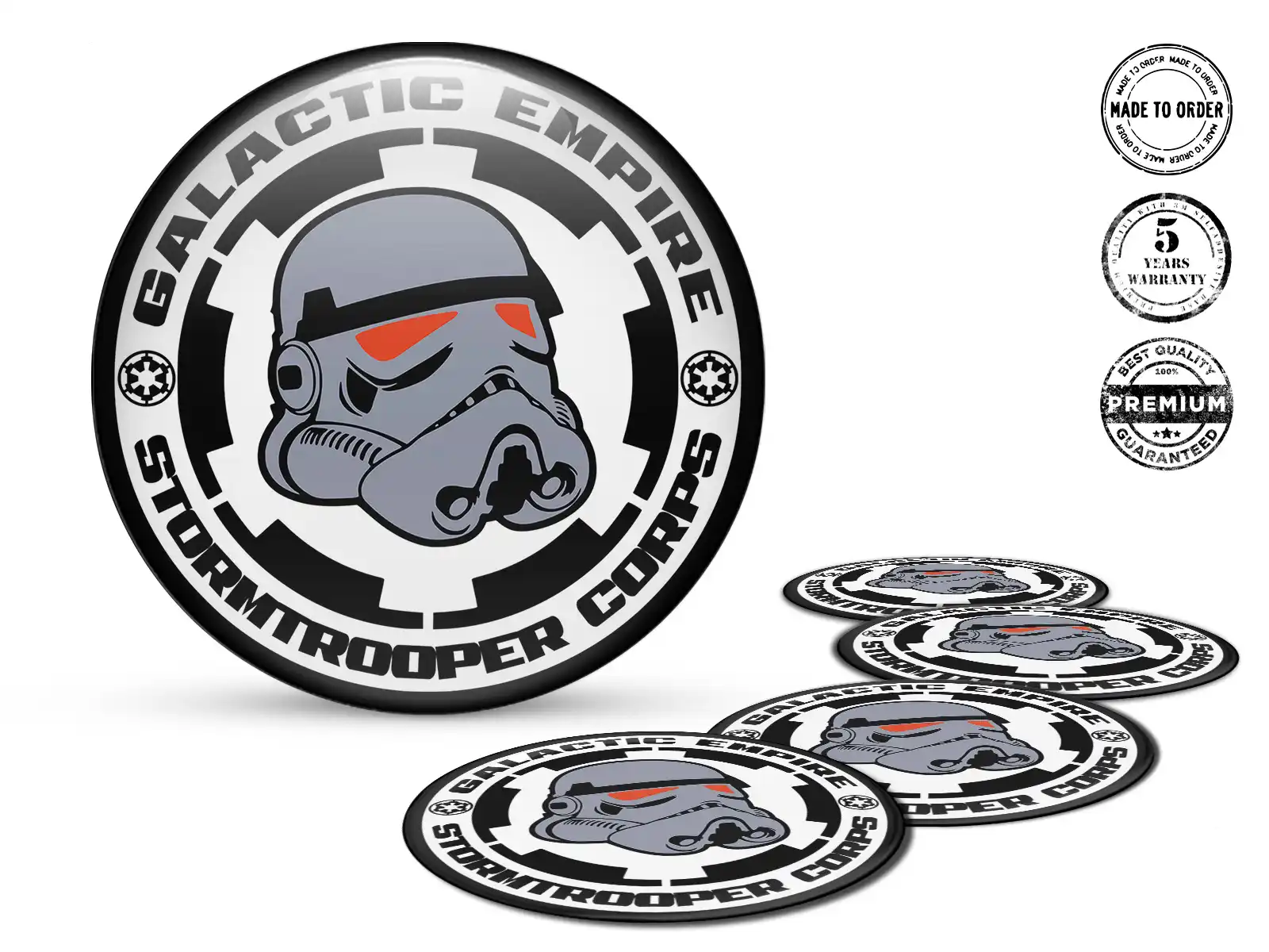 Epoxy-Dome Sticker Hochwertig Quantum Center